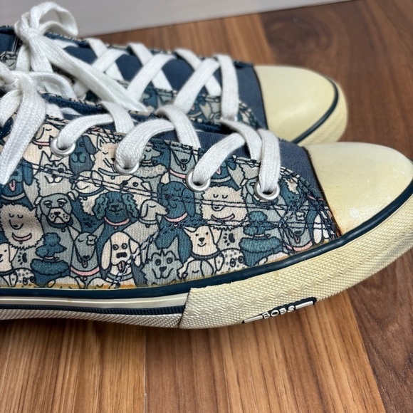 Bobs Sneakers Dog Novelty Print Lace Up Utopia Sneakers Memory Foam - Picture 10 of 12